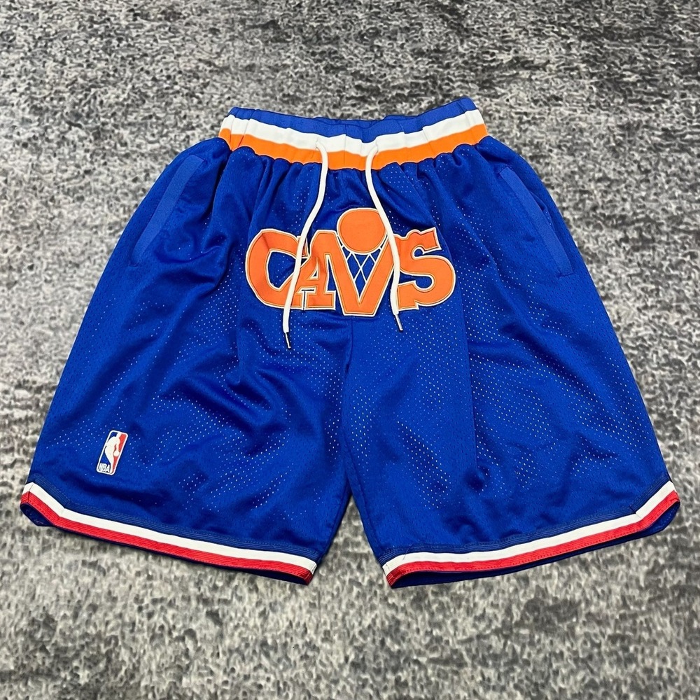 Just Don Cleveland Cavaliers Basketball Shorts Mens Medium Vintage 1998-99
